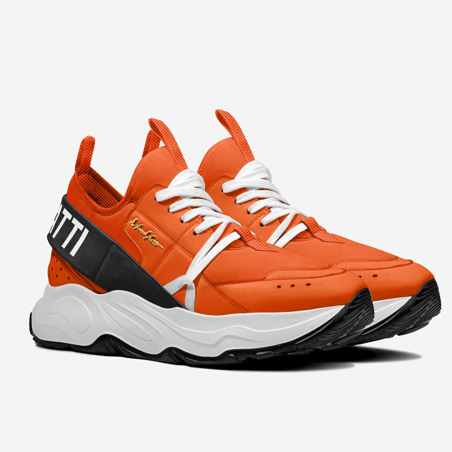 Victory 006 custom made in Italy shoes by Moneyatti Brand | Double view