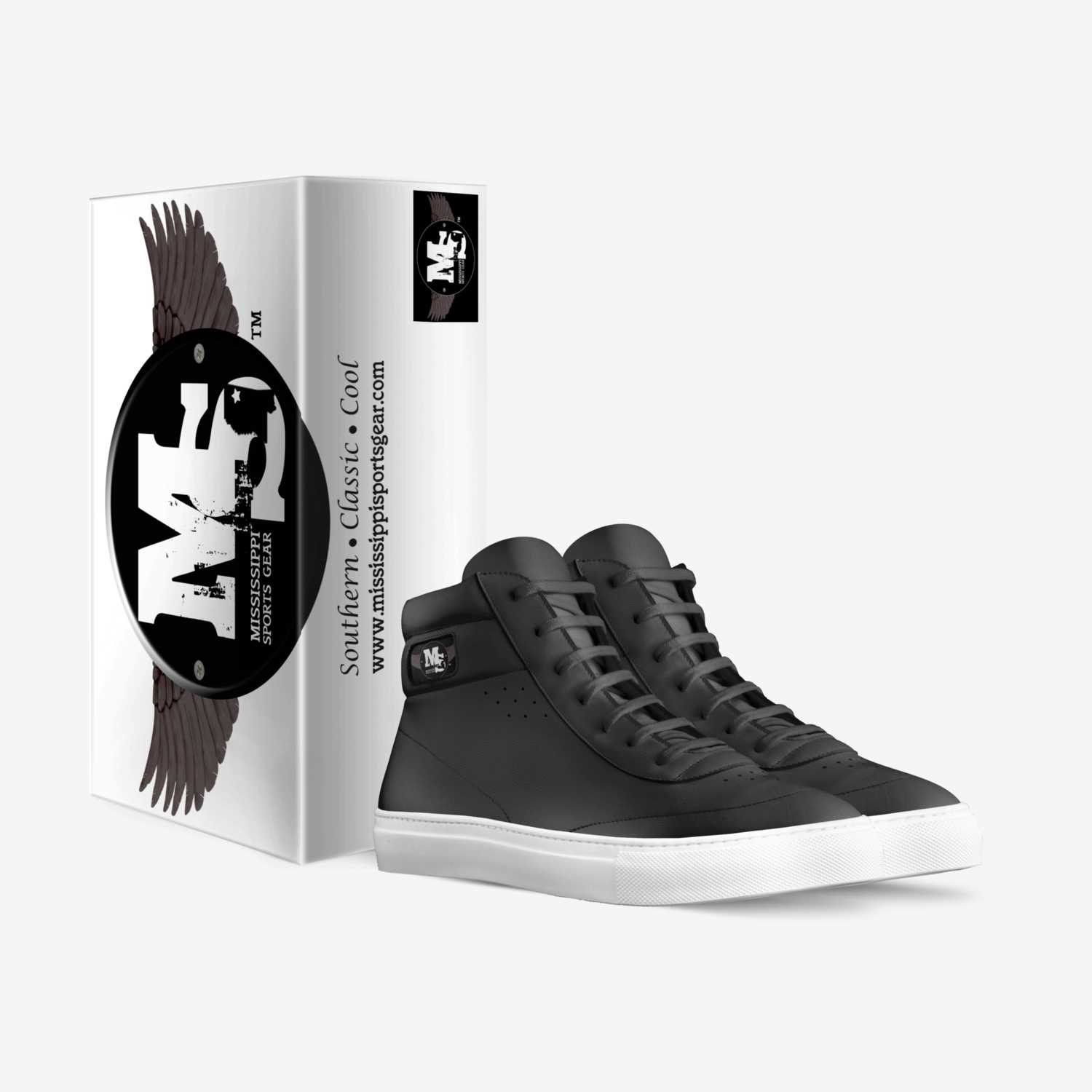 MS Sports Gear Hi custom made in Italy shoes by Anthony Colom | Box view