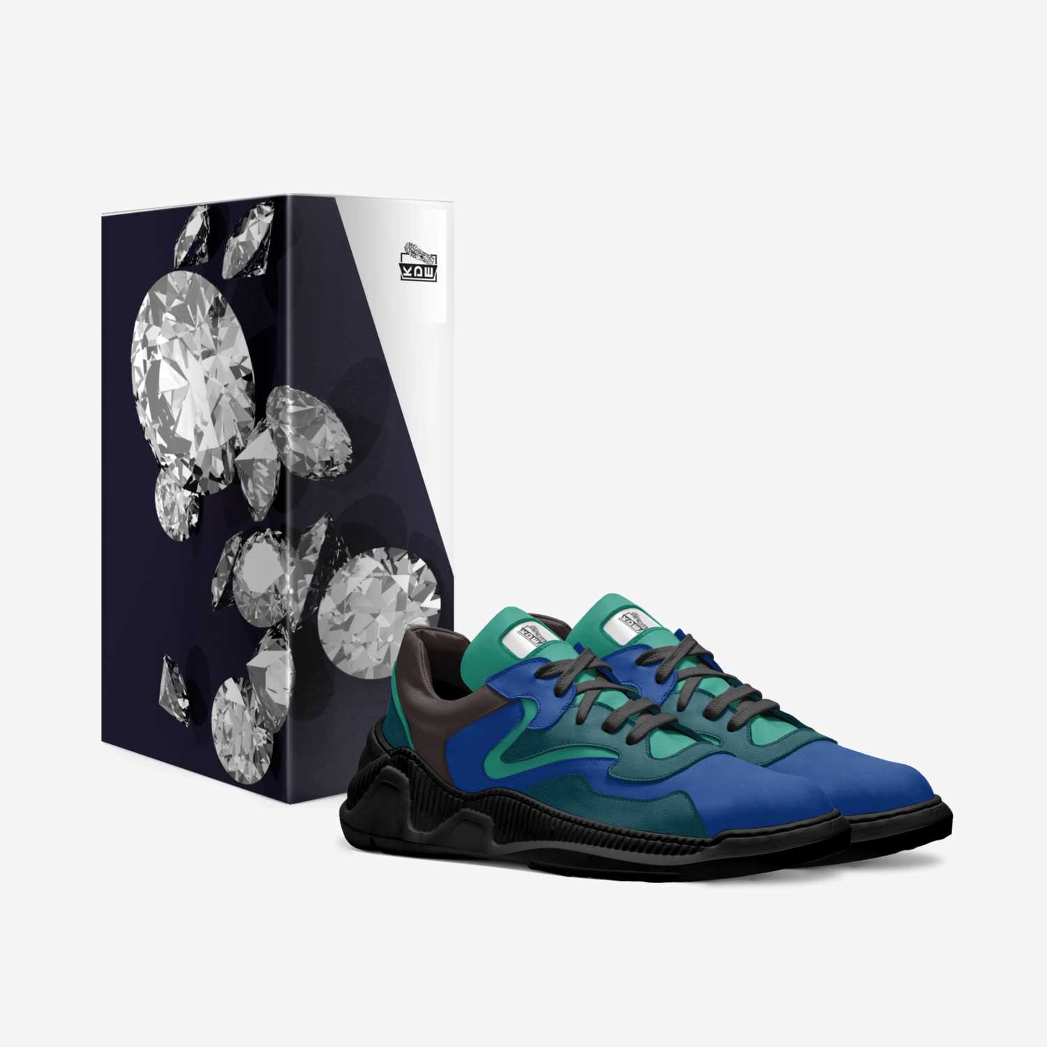KickDoorKicks custom made in Italy shoes by Kameryn Clavon | Box view