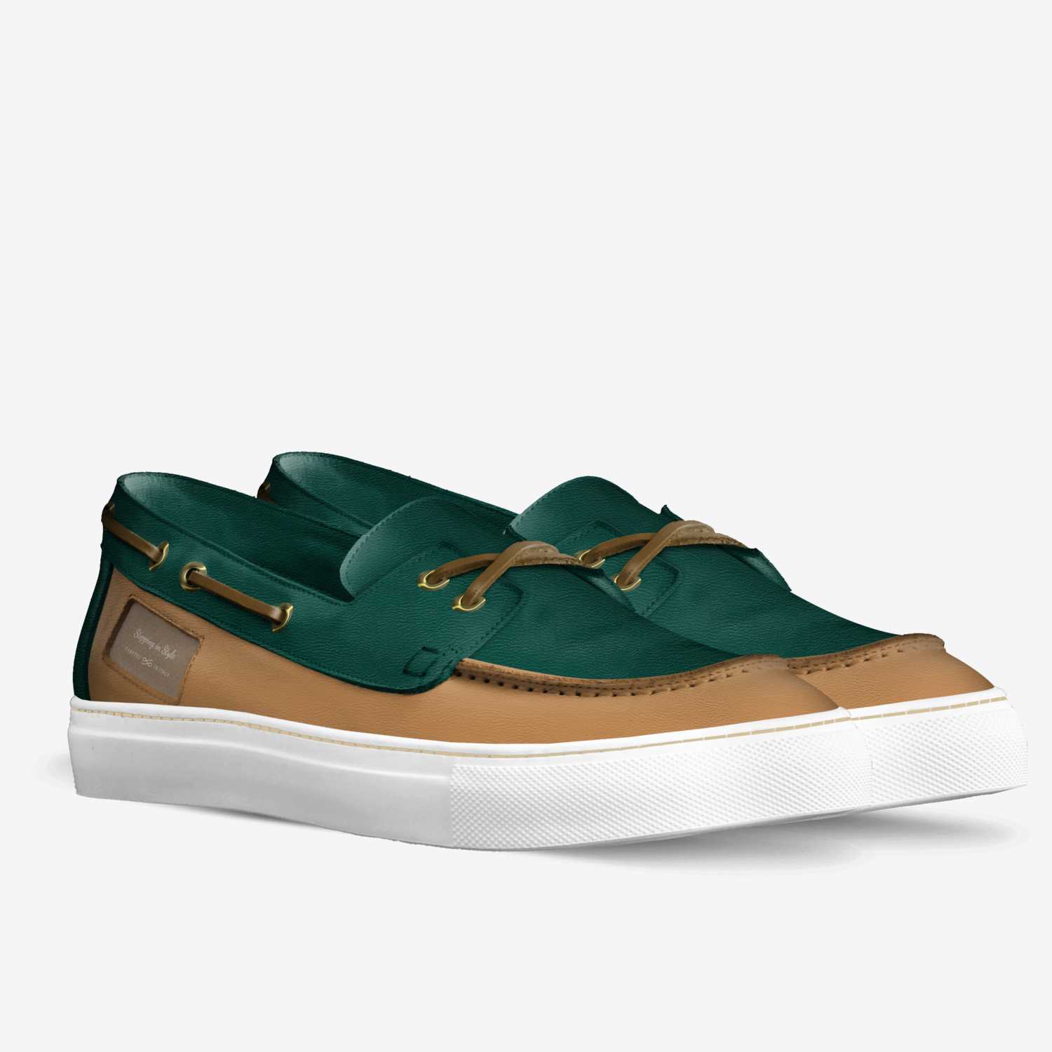 Stepping in Style  custom made in Italy shoes by Anna Hall | Double view