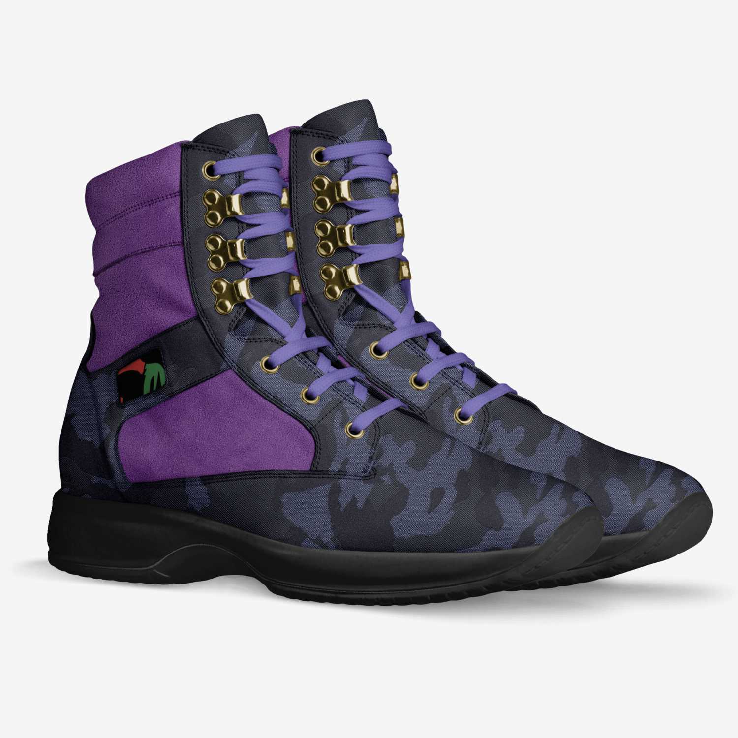 NU BLEND FOOTWEAR custom made in Italy shoes by Isa Abdullah | Double view