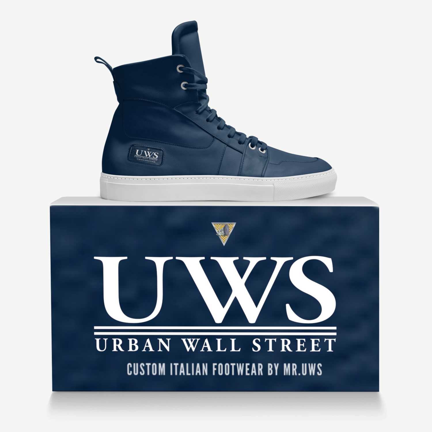 BKNY BLUES custom made in Italy shoes by Urbanwallstreet Earl | Over box view