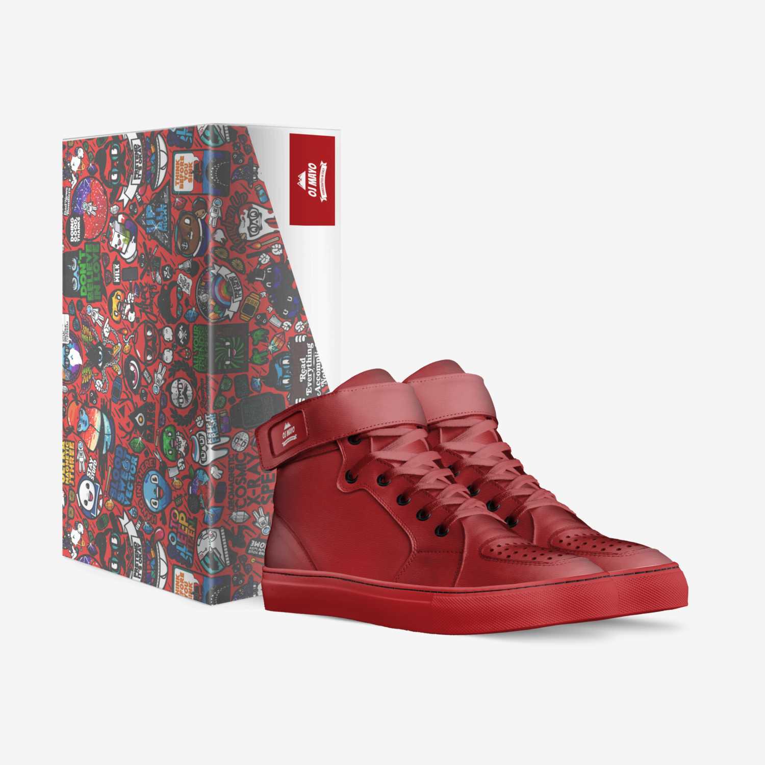 OJ Mayo custom made in Italy shoes by Travious Graddy | Box view