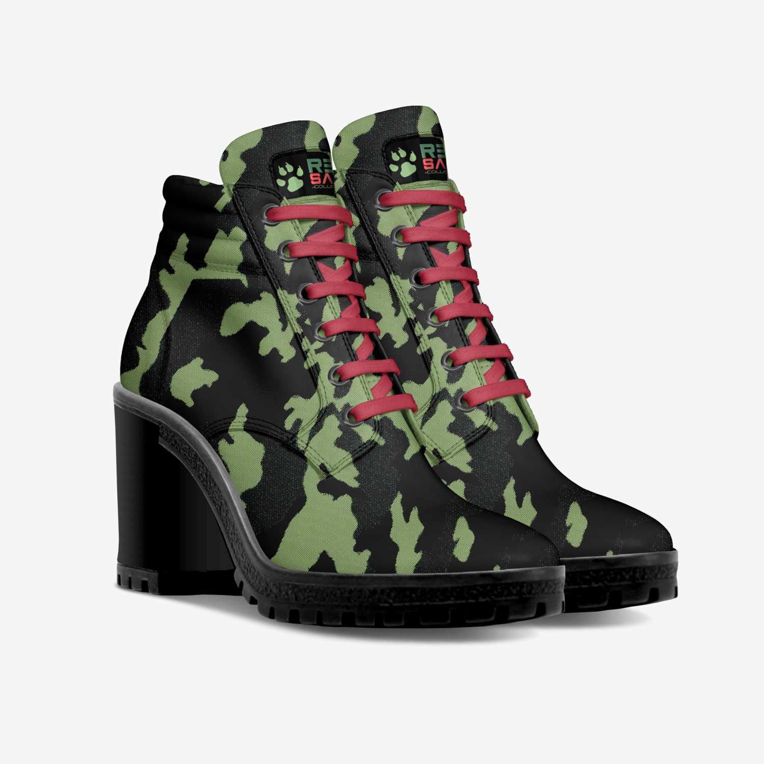 Rexsaur custom made in Italy shoes by Denise Campbell | Double view