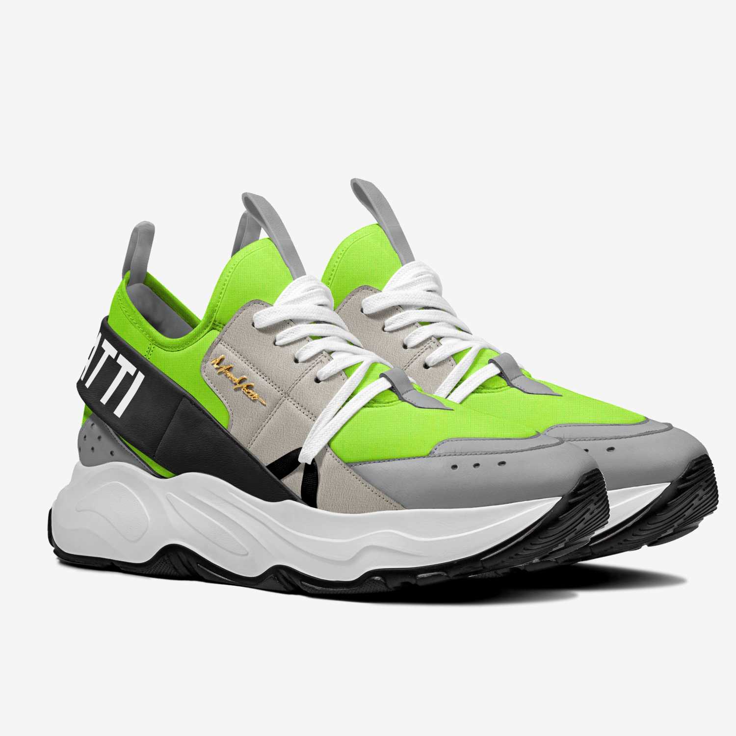Victory 019b custom made in Italy shoes by Moneyatti Brand | Double view