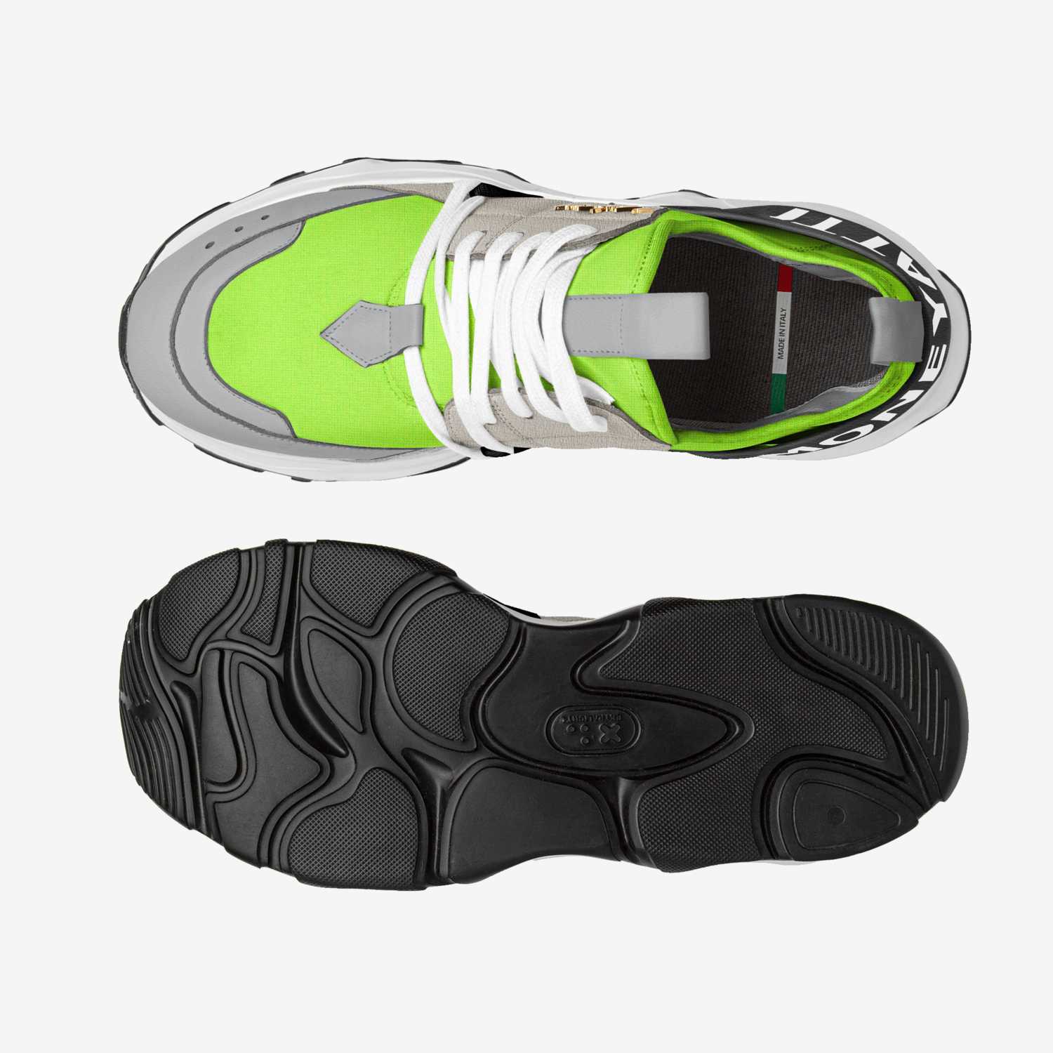 Victory 019b custom made in Italy shoes by Moneyatti Brand | Top view