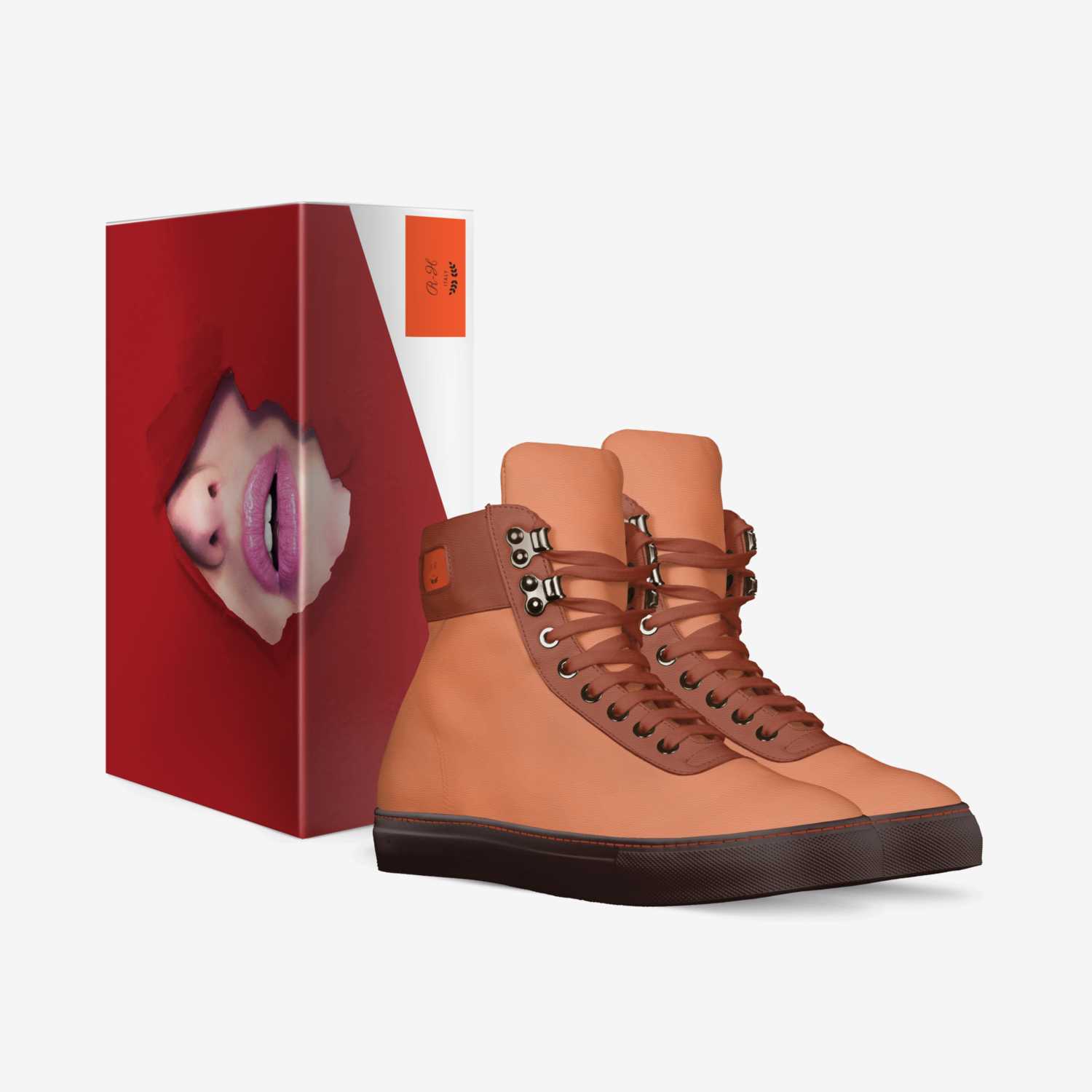 Natural Mystic custom made in Italy shoes by Ronnelle Harvey | Box view