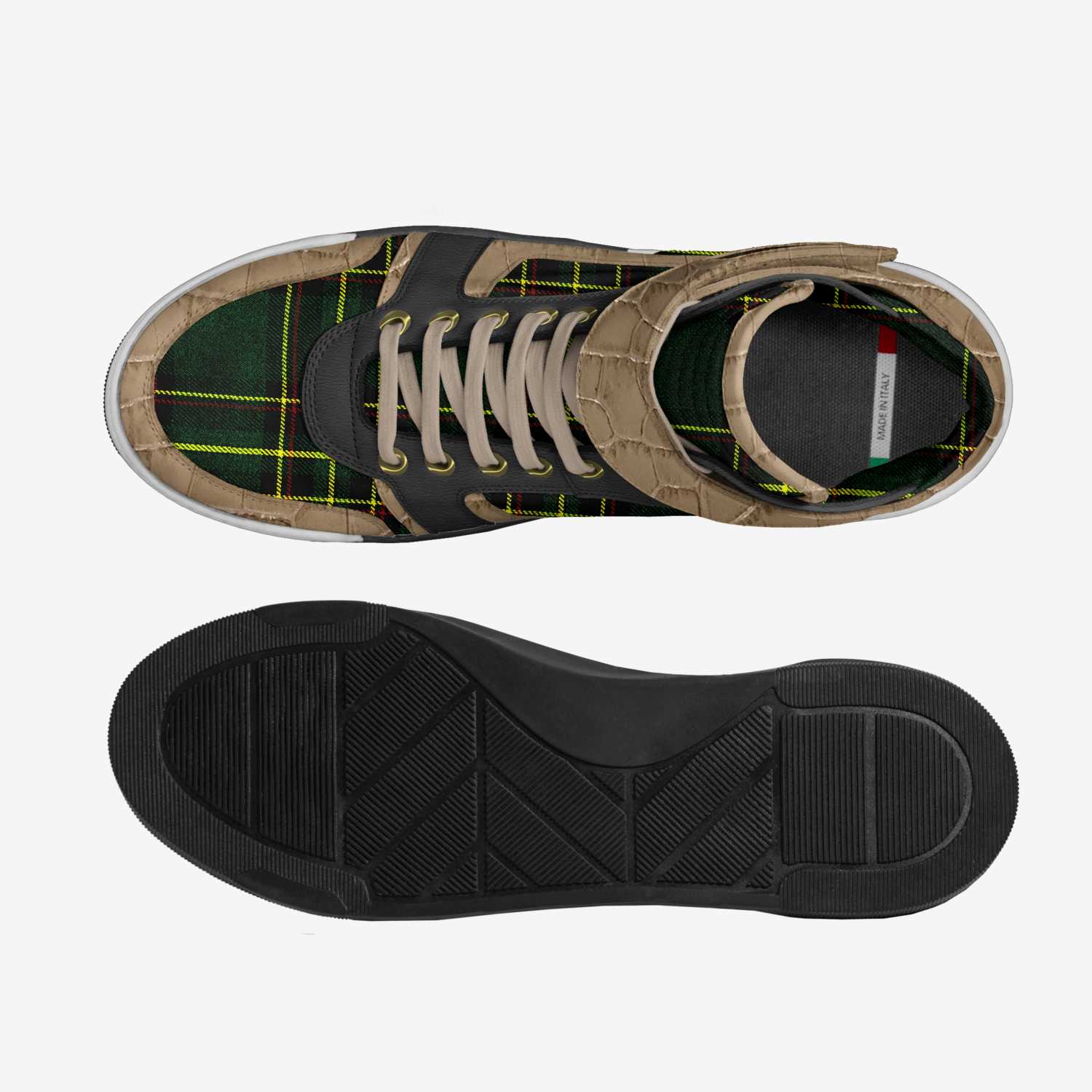 O.D MAX 1 custom made in Italy shoes by Krishawn Kemp | Top view
