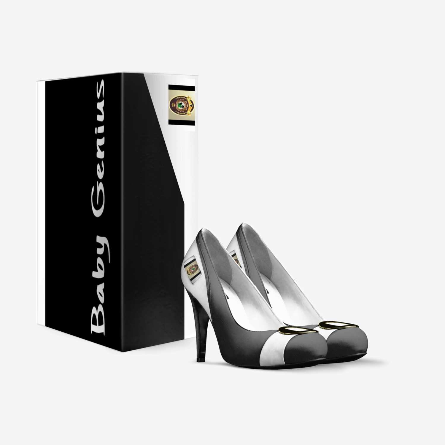 Baby genius heels custom made in Italy shoes by Zinito Murray | Box view