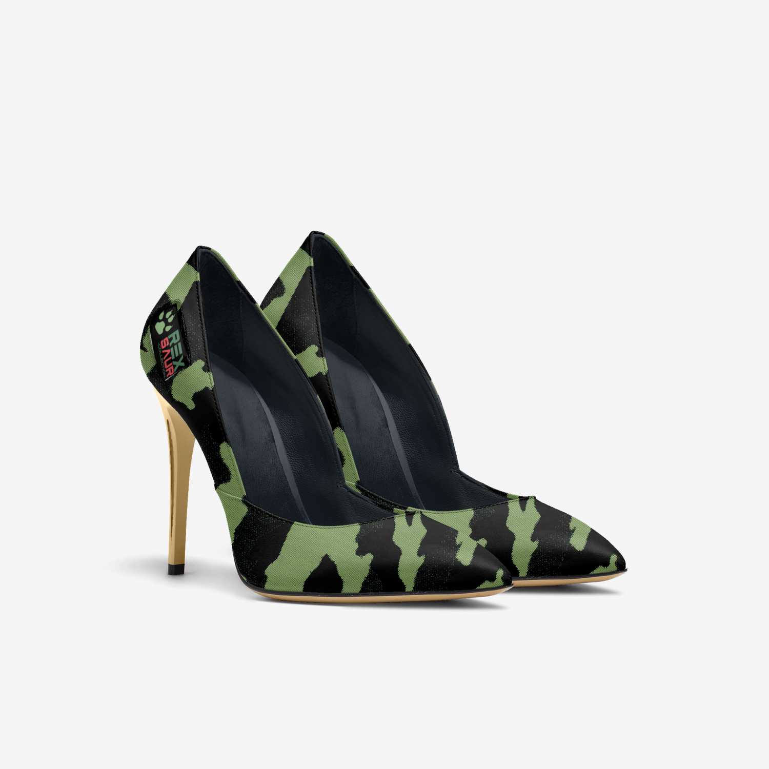 Huntress custom made in Italy shoes by Denise Campbell | Double view