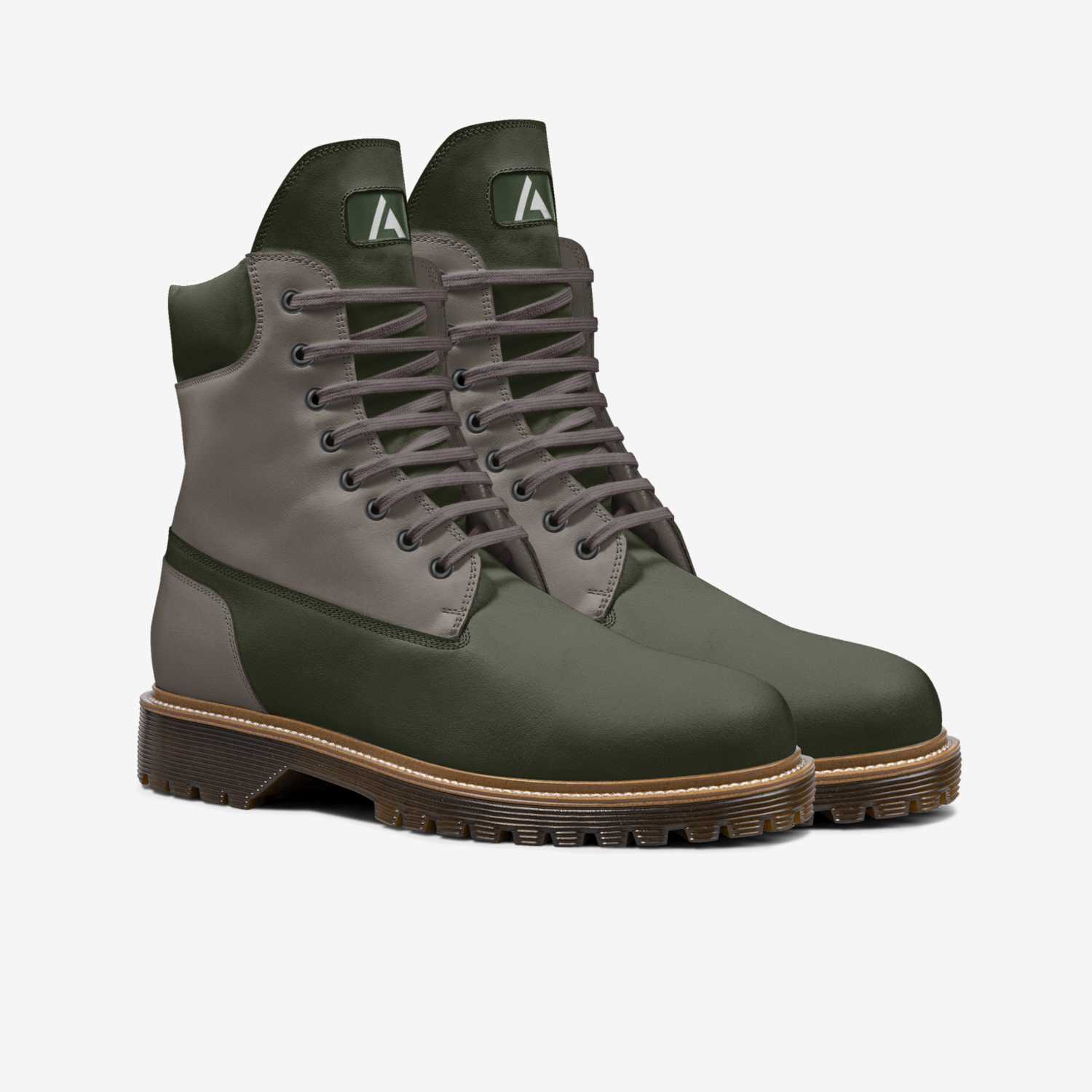 Terra Stride custom made in Italy shoes by Aaron Belyea | Double view