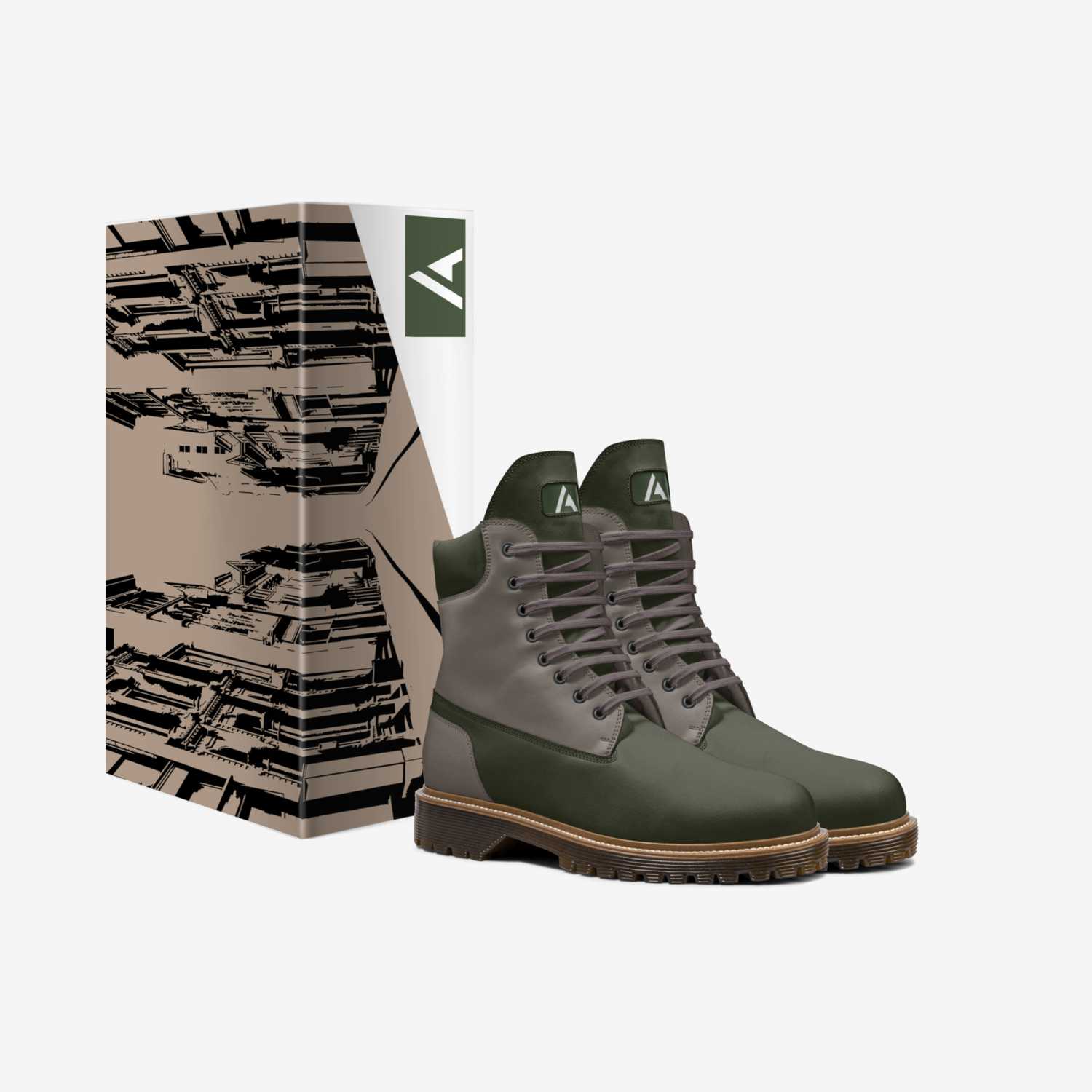 Terra Stride custom made in Italy shoes by Aaron Belyea | Box view