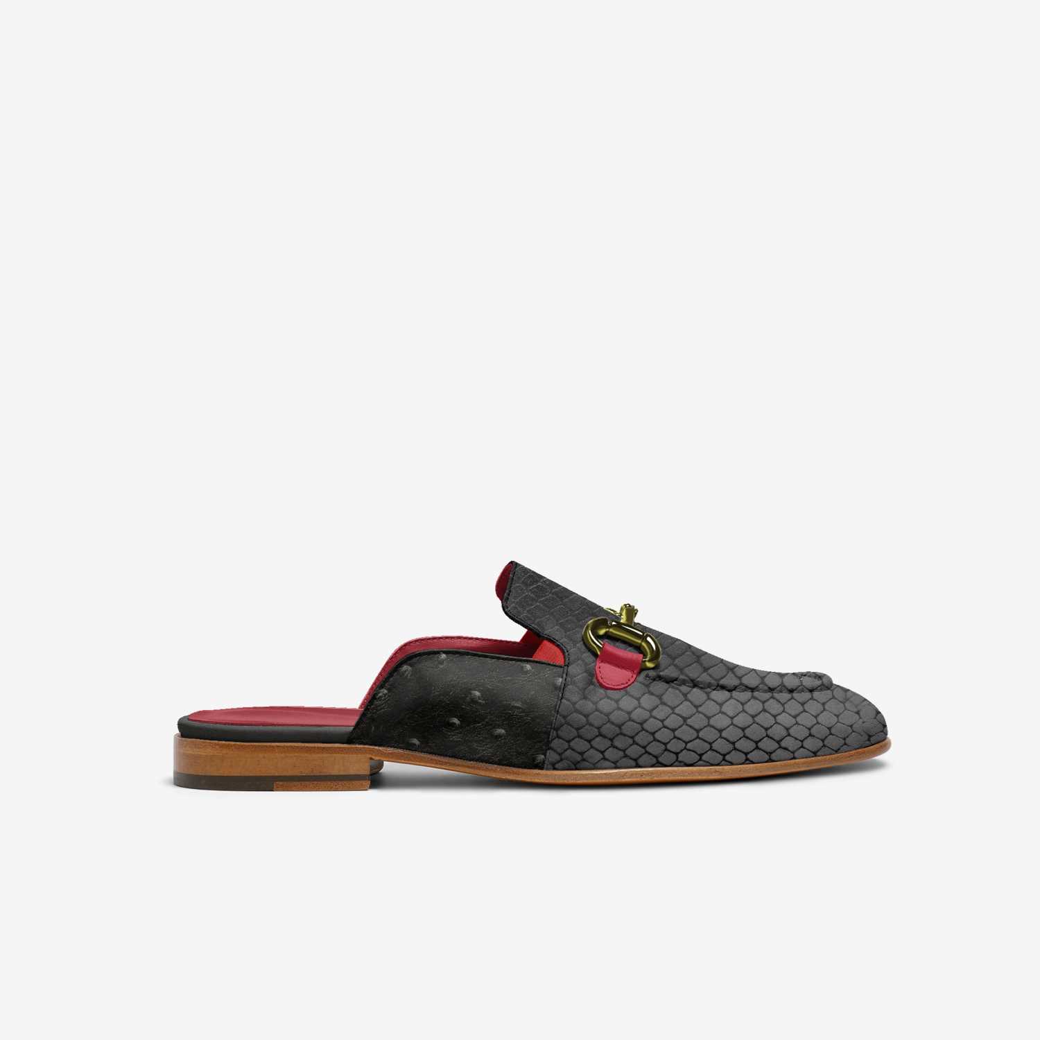 Isaac Carver custom made in Italy shoes by Myke Bizzell | Side view