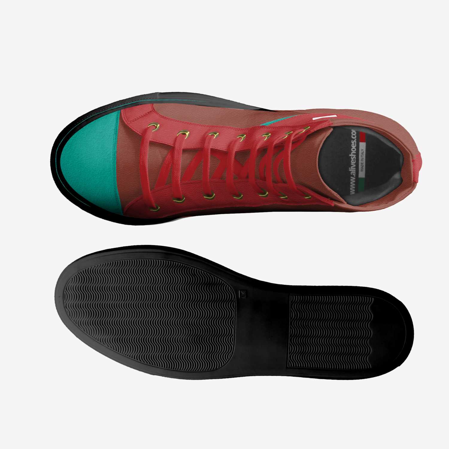CoolBearz  custom made in Italy shoes by Autumn Kilpatrick | Top view