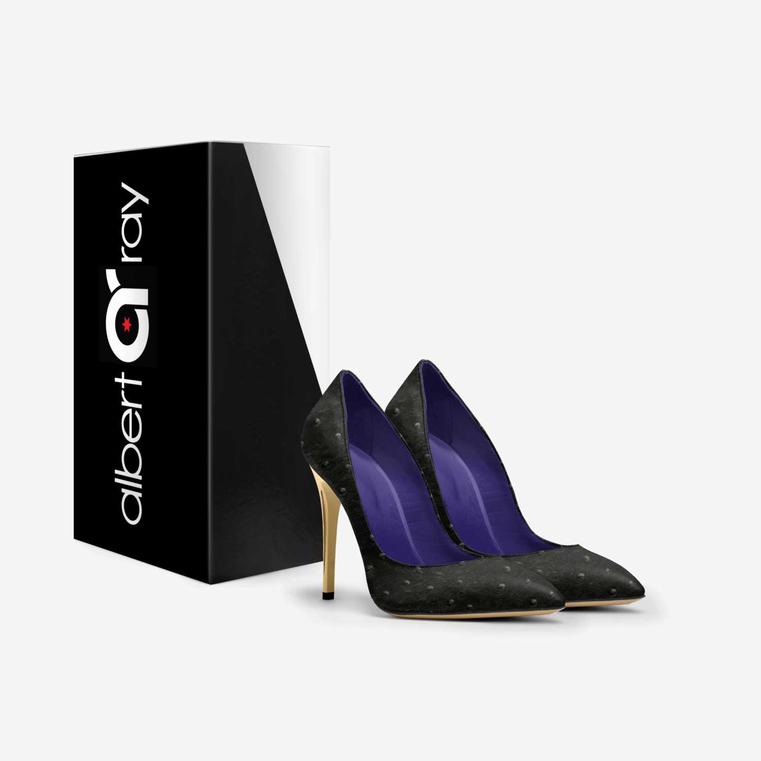 Indya custom made in Italy shoes by Albert Ray | Box view