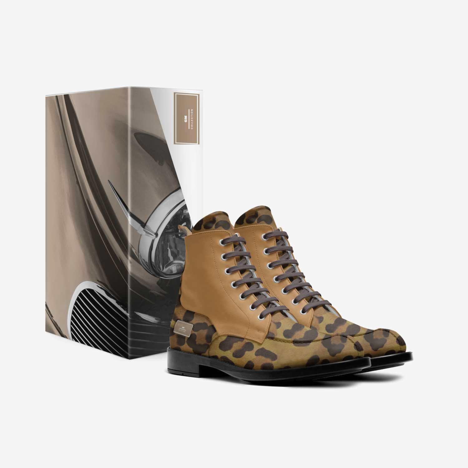GM custom made in Italy shoes by Gloria Moore | Box view