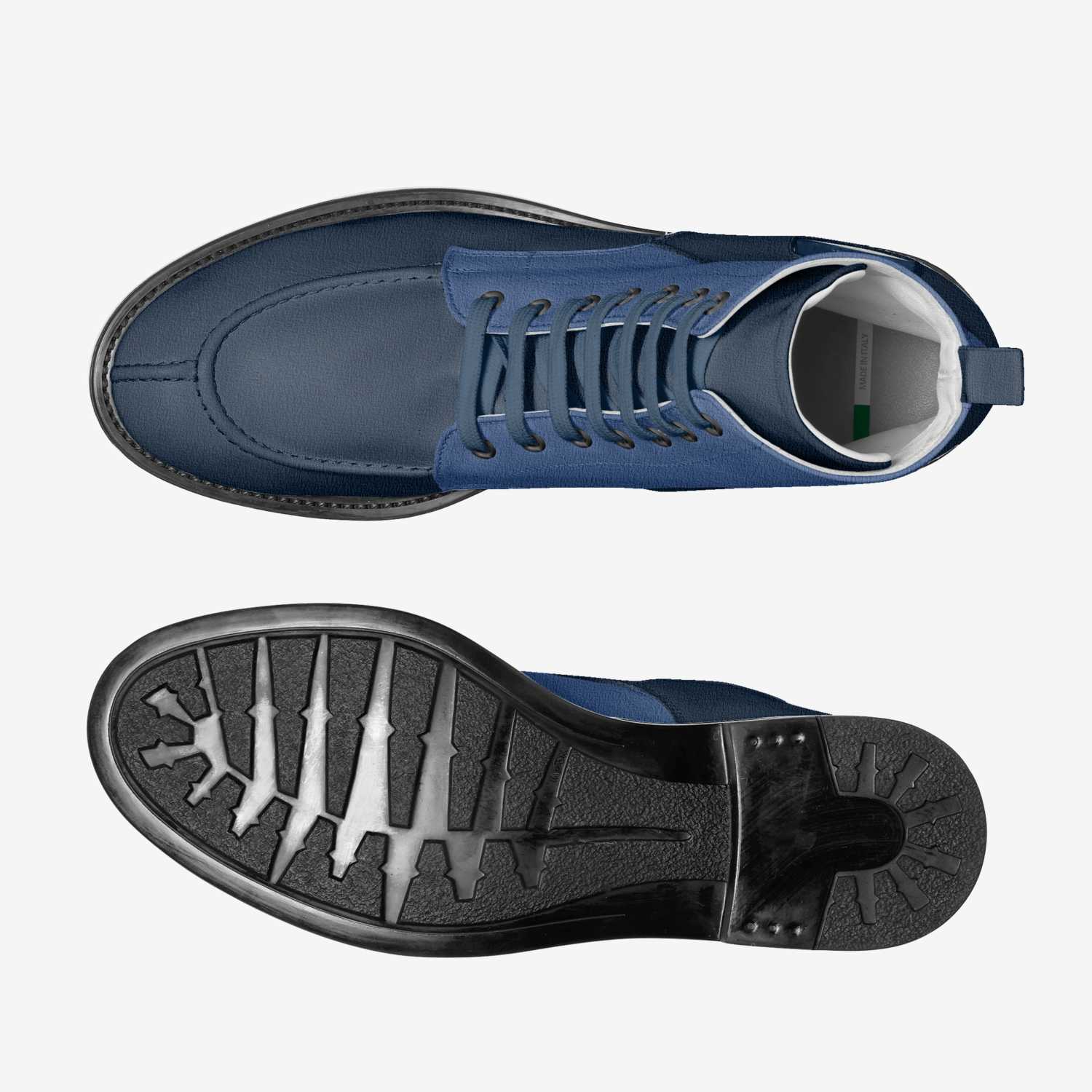 GM custom made in Italy shoes by Gloria Moore | Top view