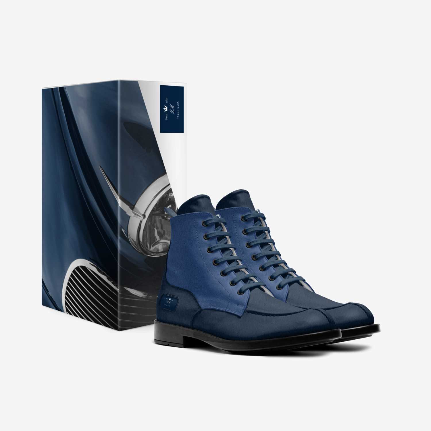 GM custom made in Italy shoes by Gloria Moore | Box view