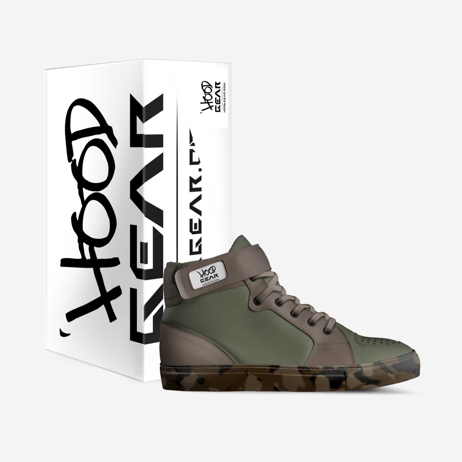 HOODGEAR2 custom made in Italy shoes by Ezeoma Obioha | Box view