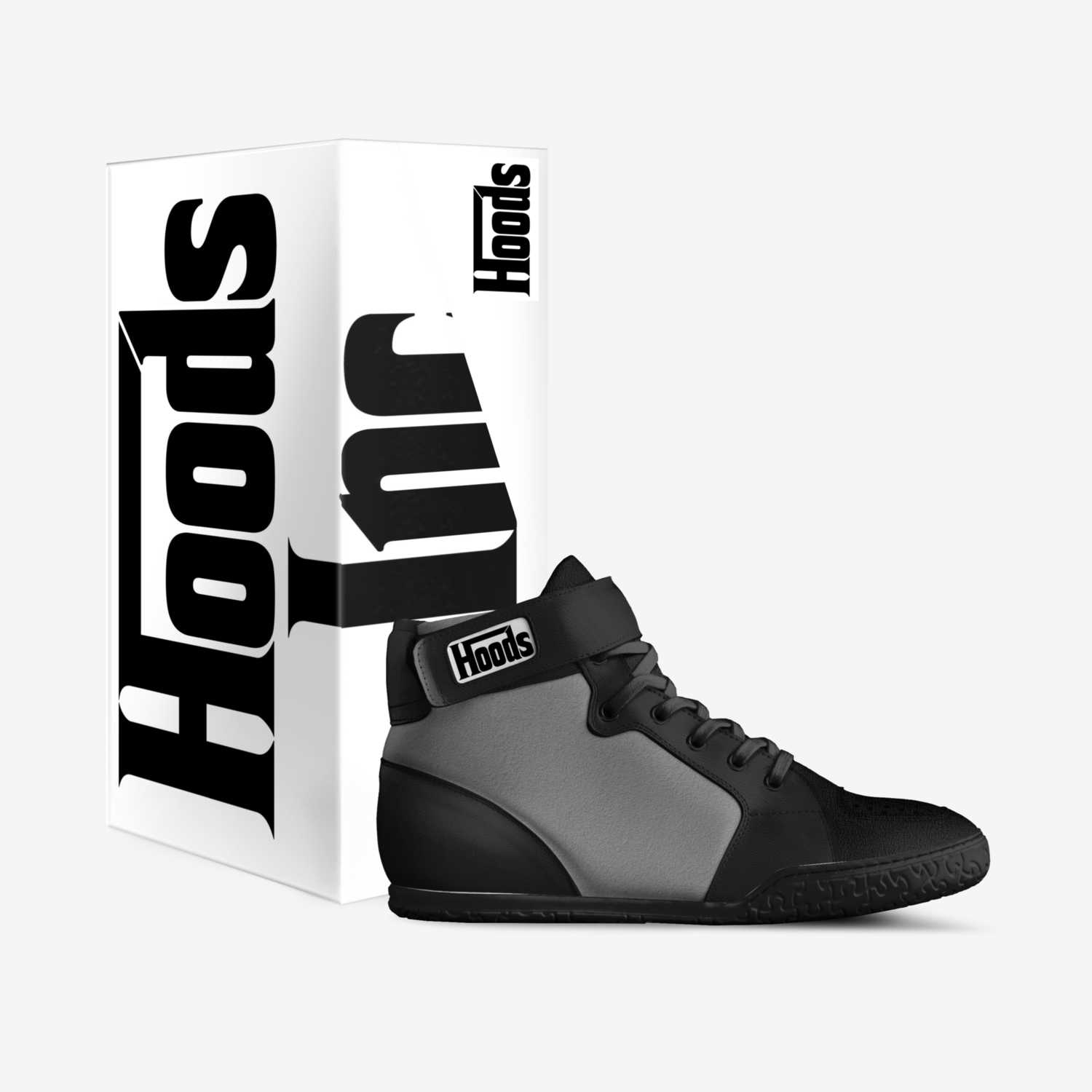 HOODS INC custom made in Italy shoes by Ezeoma Obioha | Box view