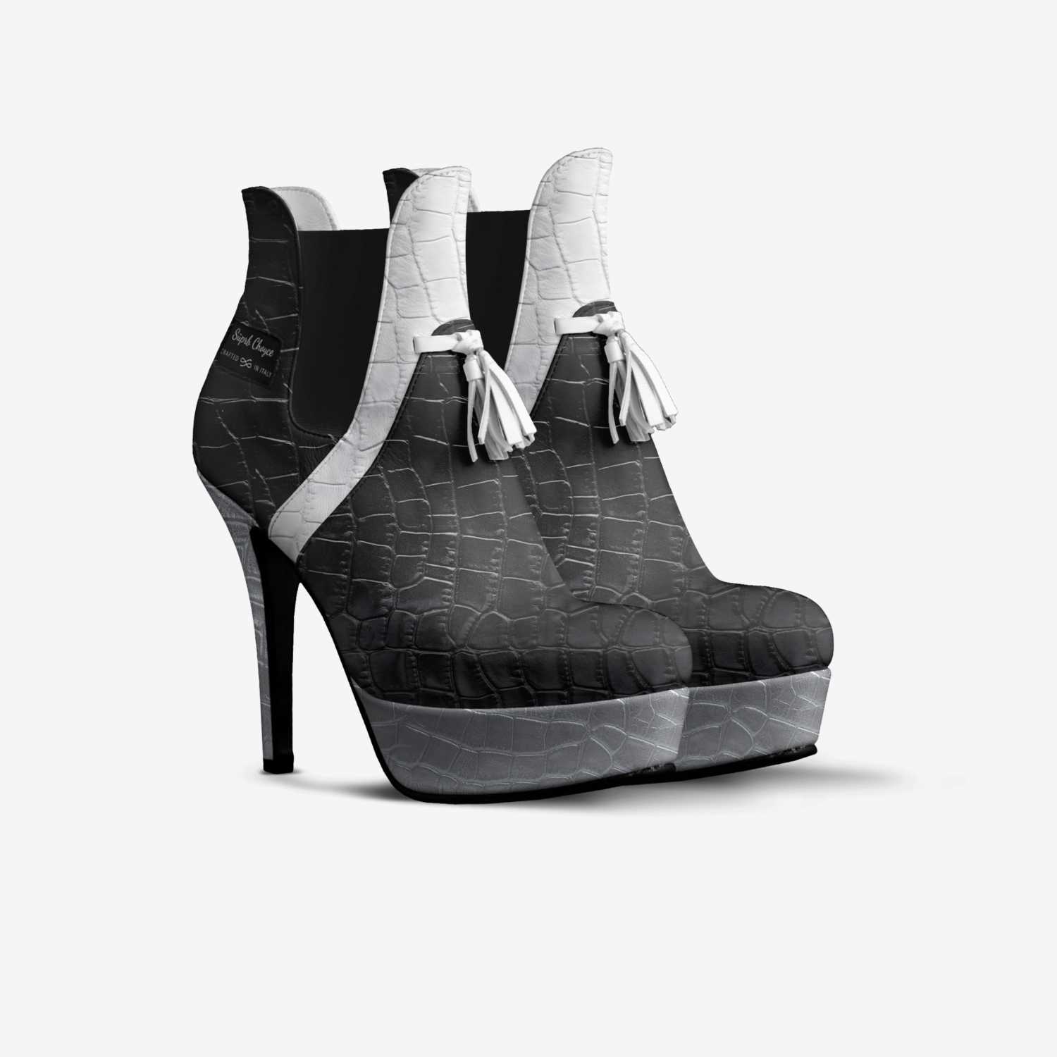 Sūprb Choyce custom made in Italy shoes by Omari Choyce | Double view