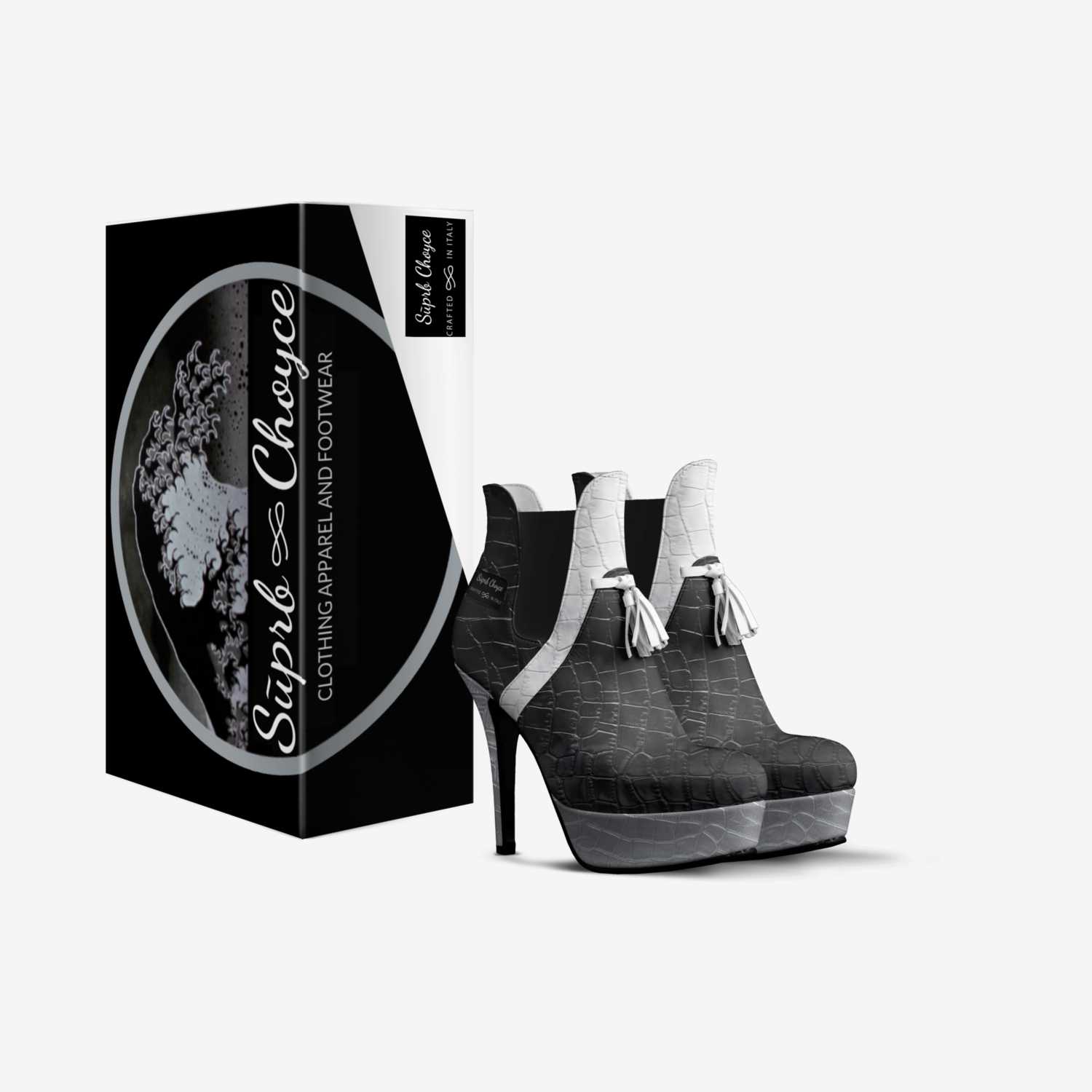 Sūprb Choyce custom made in Italy shoes by Omari Choyce | Box view