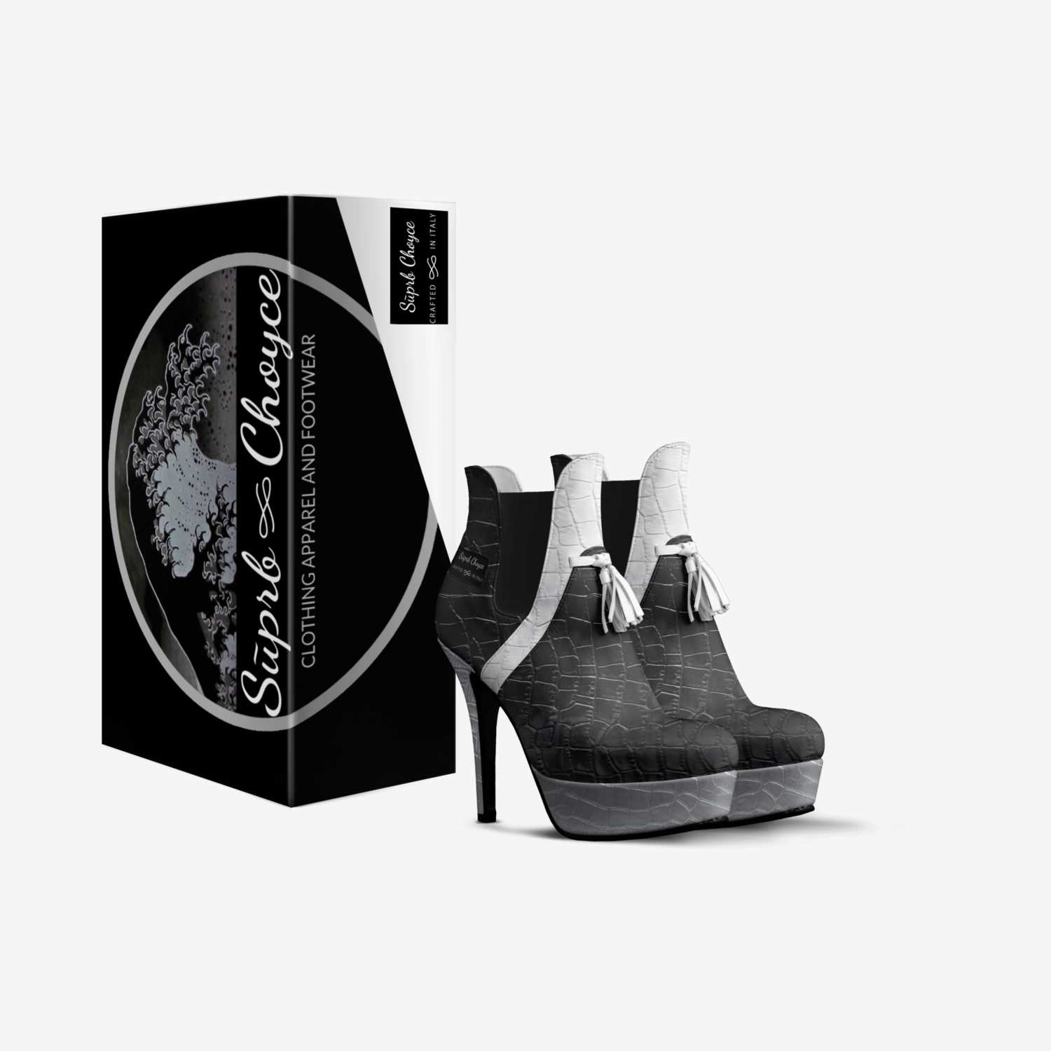 Sūprb Choyce custom made in Italy shoes by Omari Choyce | Box view