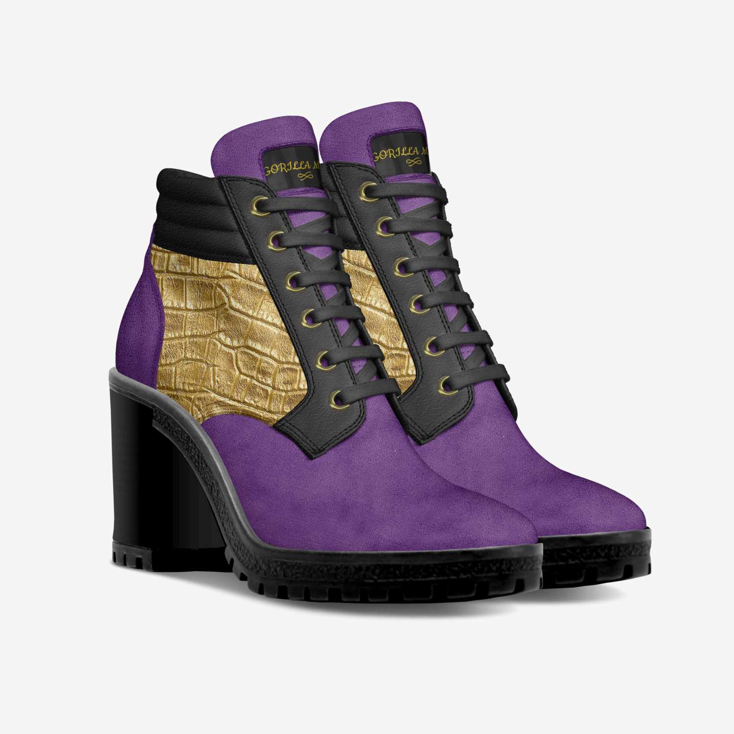 GORILLA MITTS custom made in Italy shoes by Jeff Waldon | Double view