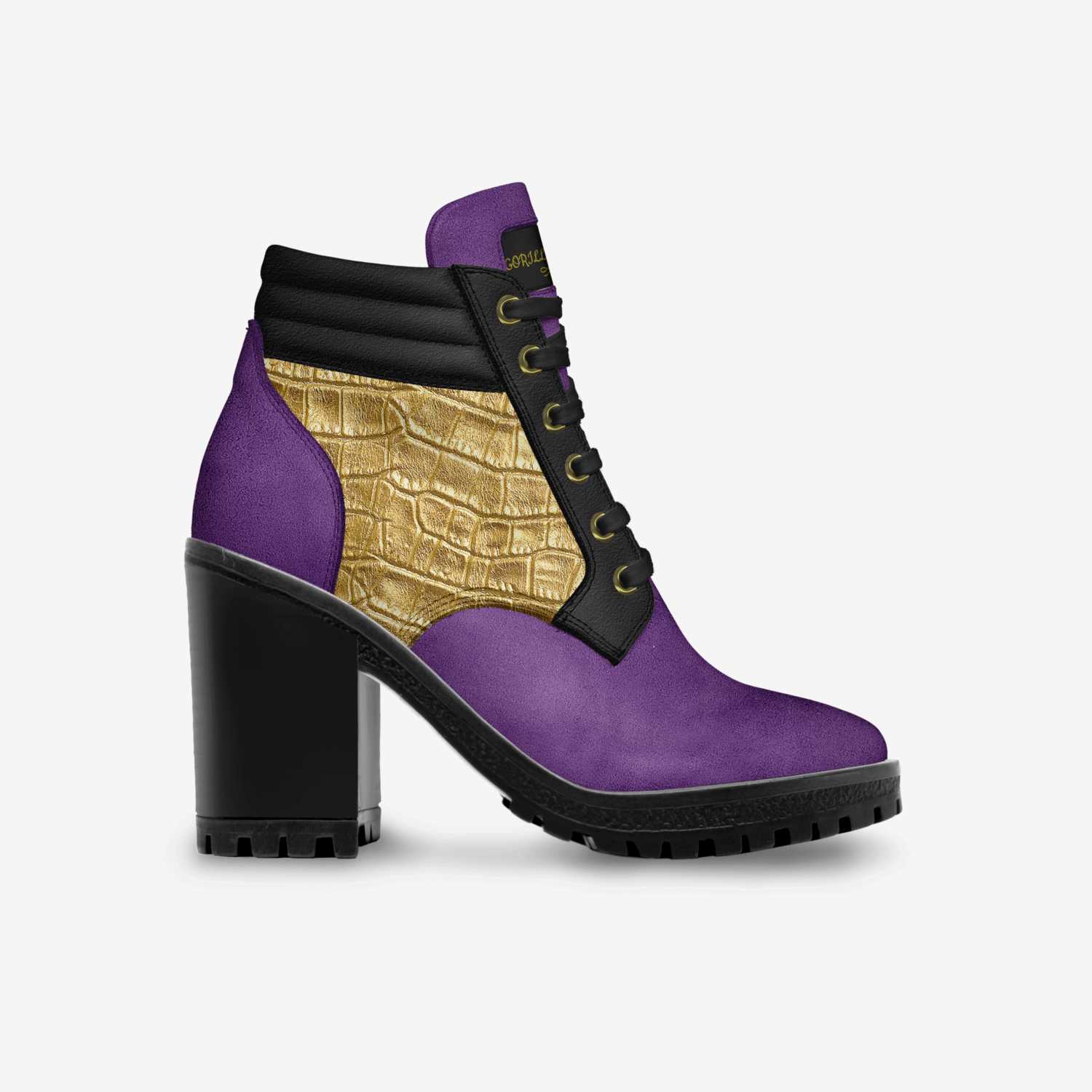 GORILLA MITTS custom made in Italy shoes by Jeff Waldon | Side view