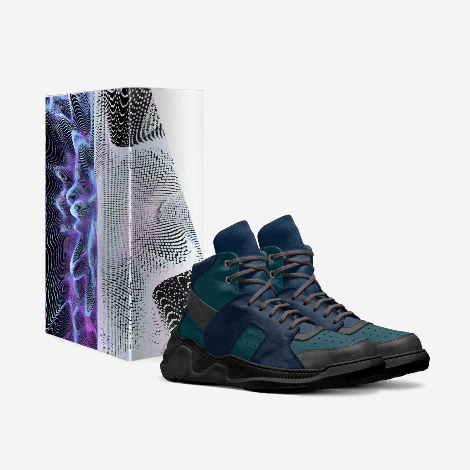 BLKFEET custom made in Italy shoes by B L K K W L V R N | Box view