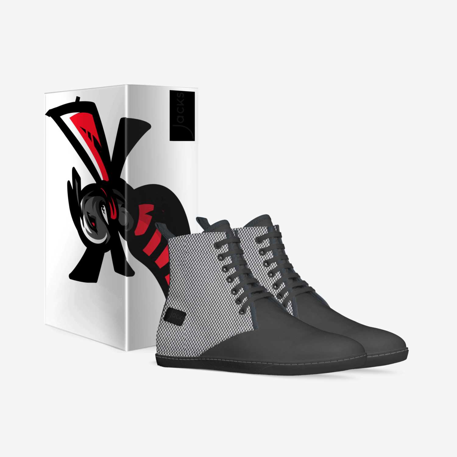 The Midnight  custom made in Italy shoes by Marvin Ricks Latoya Jackson | Box view