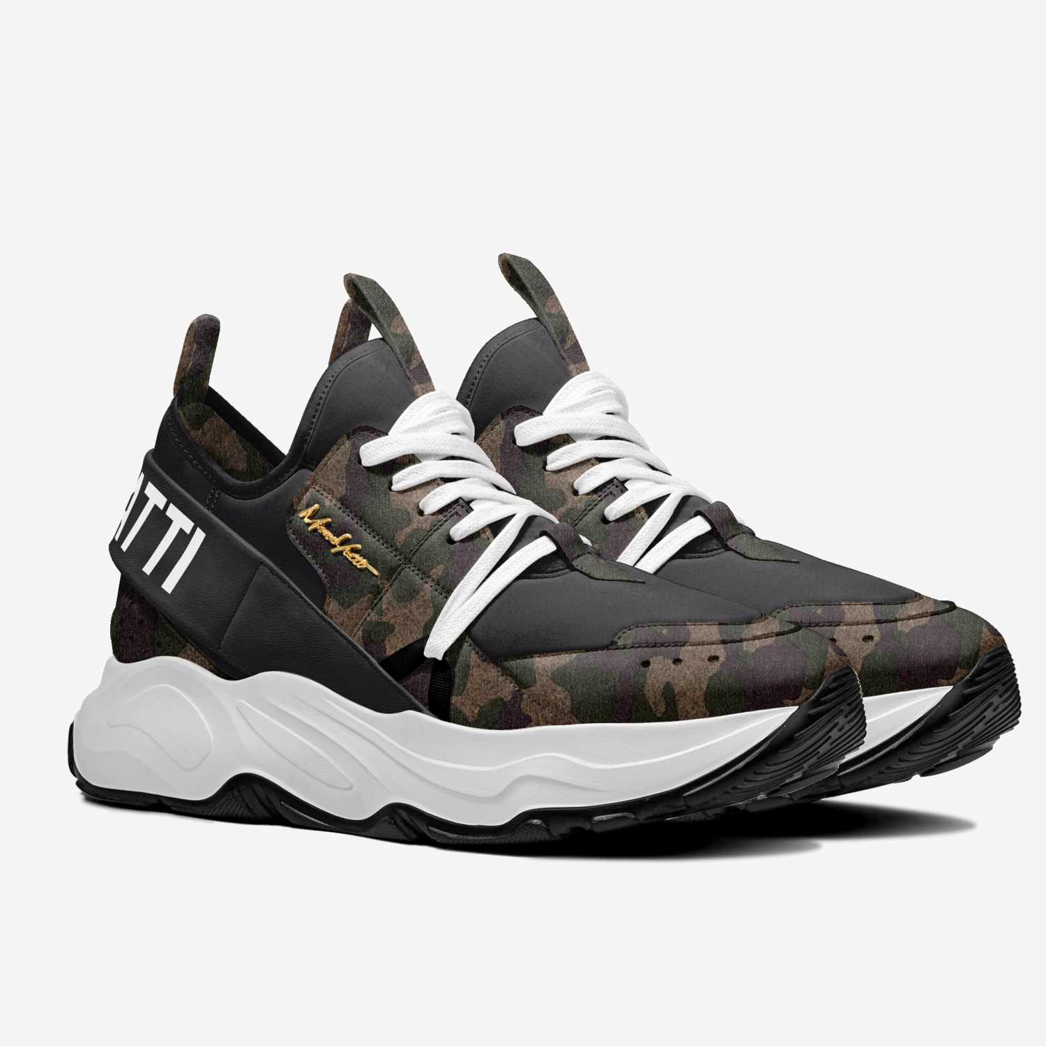 Victory 104 custom made in Italy shoes by Moneyatti Brand | Double view