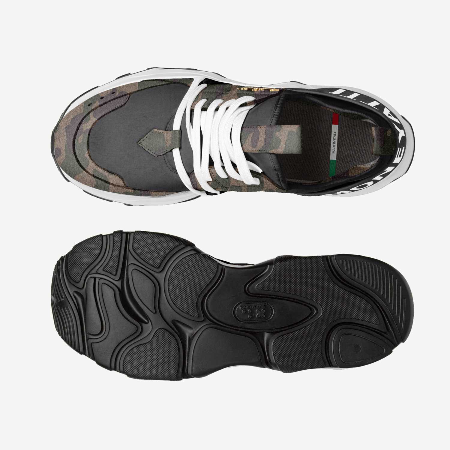 Victory 104 custom made in Italy shoes by Moneyatti Brand | Top view