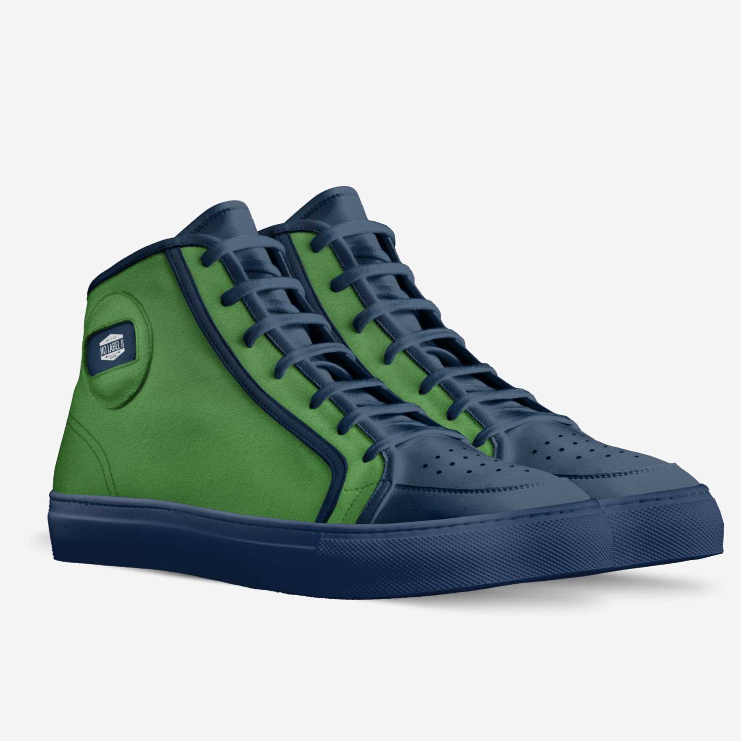 No Label II custom made in Italy shoes by Victor Duncan | Double view