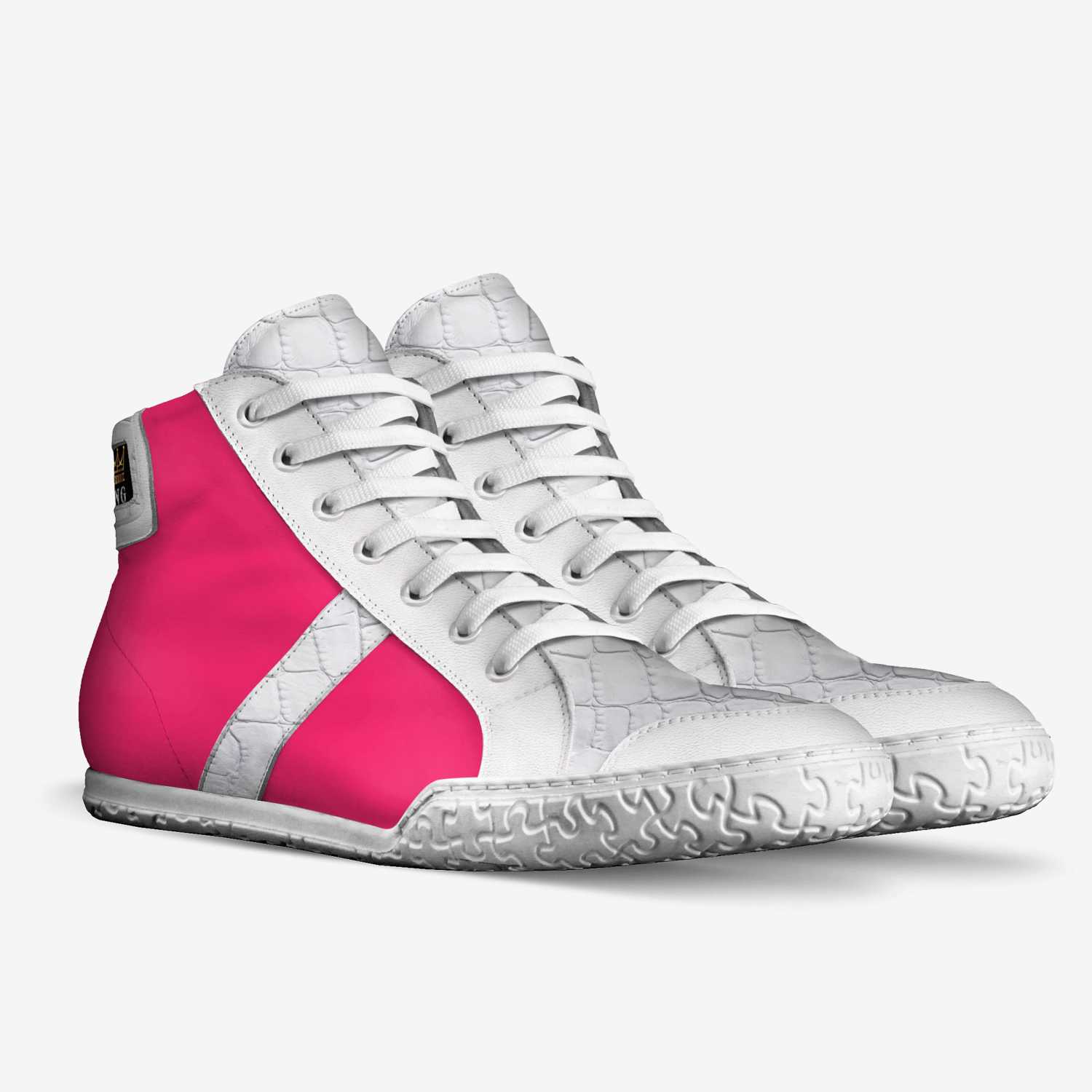Babygurl custom made in Italy shoes by King Solomon | Double view