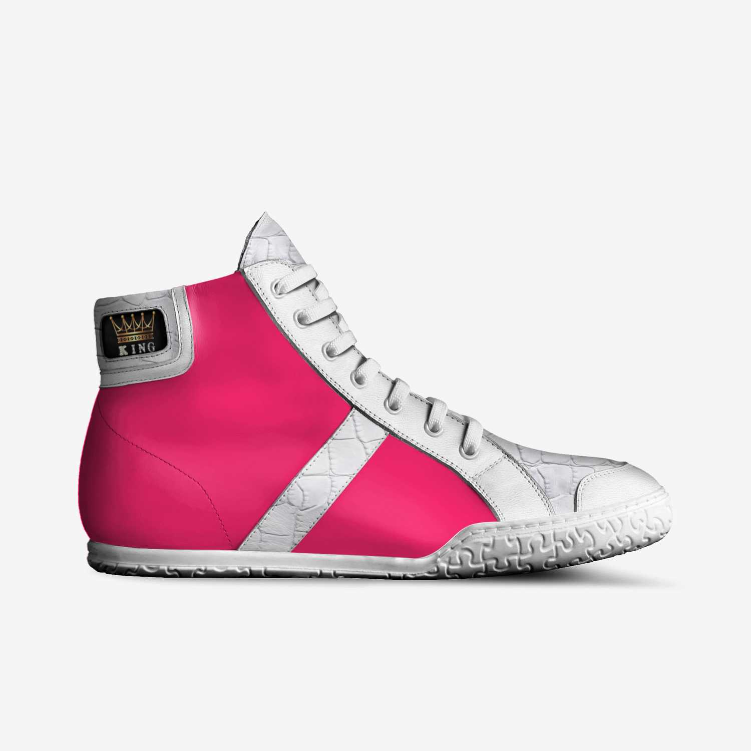 Babygurl custom made in Italy shoes by King Solomon | Side view