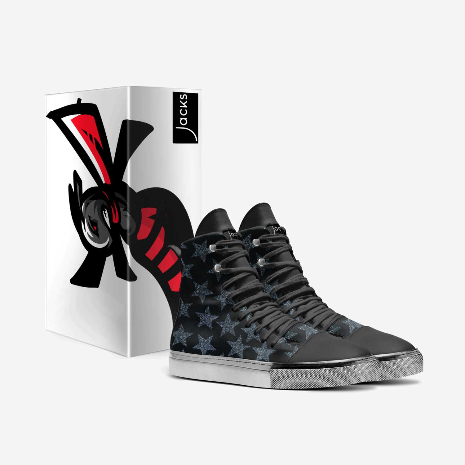 Big Top - Star  custom made in Italy shoes by Marvin Ricks Latoya Jackson | Box view