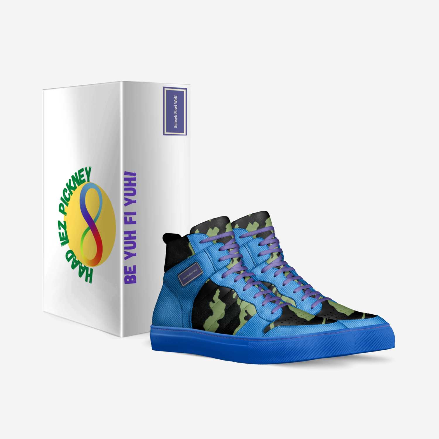 Senseh Fowl Wolf custom made in Italy shoes by Cris Avery Benjamin | Box view
