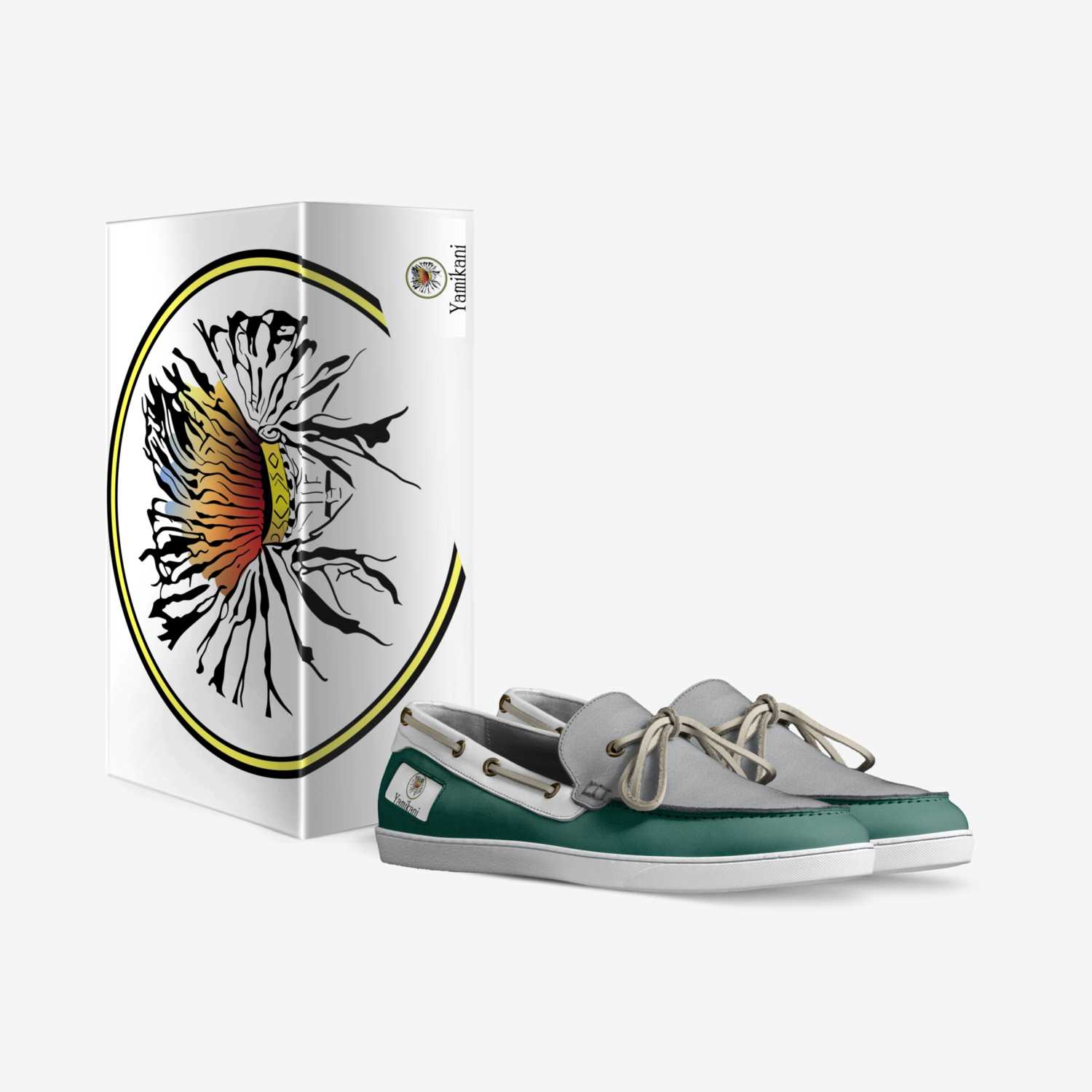Dramatic cool custom made in Italy shoes by Yamzey Gonzalez | Box view