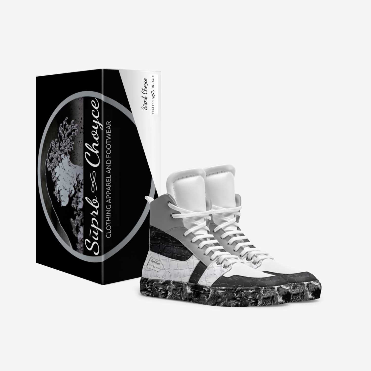 Sūprb Choyce  custom made in Italy shoes by Omari Choyce | Box view