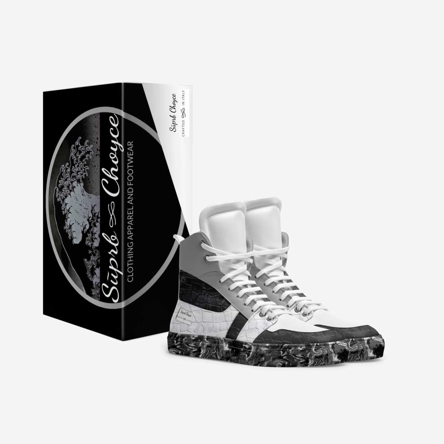 Sūprb Choyce  custom made in Italy shoes by Omari Choyce | Box view