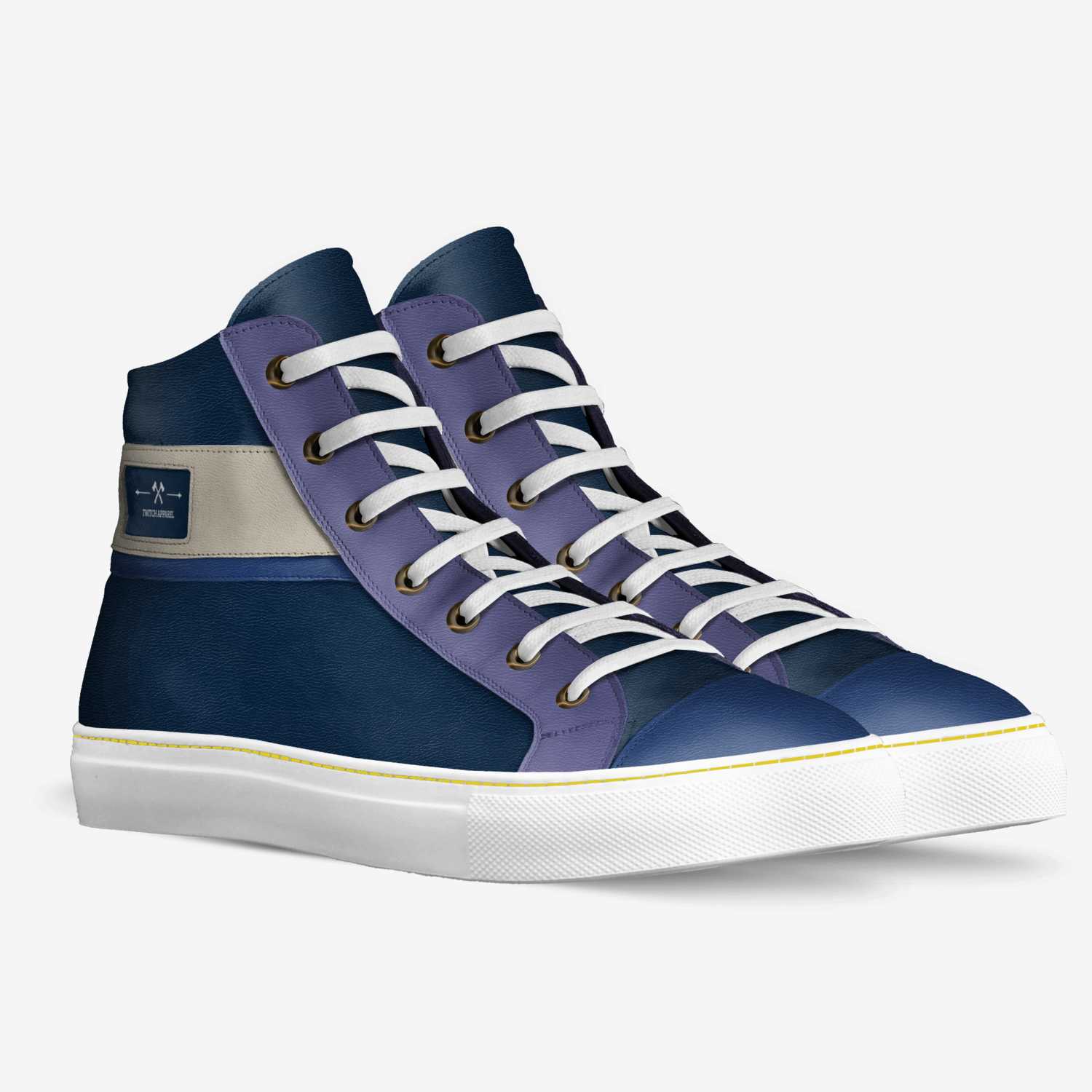 Twitch Apparel custom made in Italy shoes by Levi Daniels | Double view