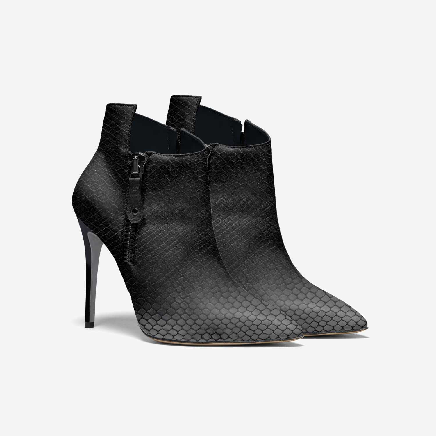 Sevens Serpentine  custom made in Italy shoes by Oscar Raphael | Double view
