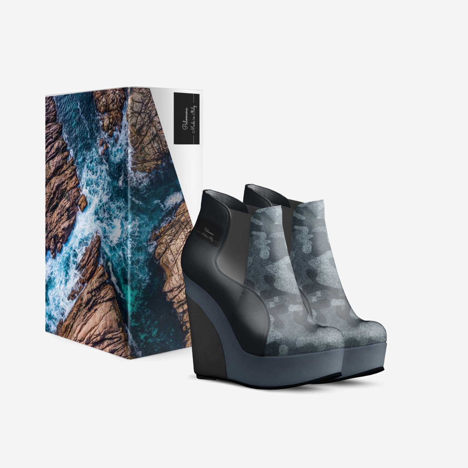 Palomena custom made in Italy shoes by Elaine | Box view