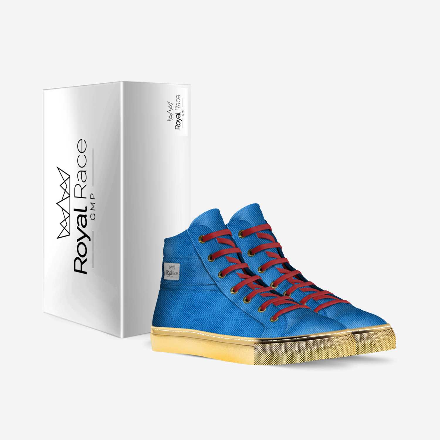 ROYAL RACE GMP custom made in Italy shoes by Princess Guebli | Box view