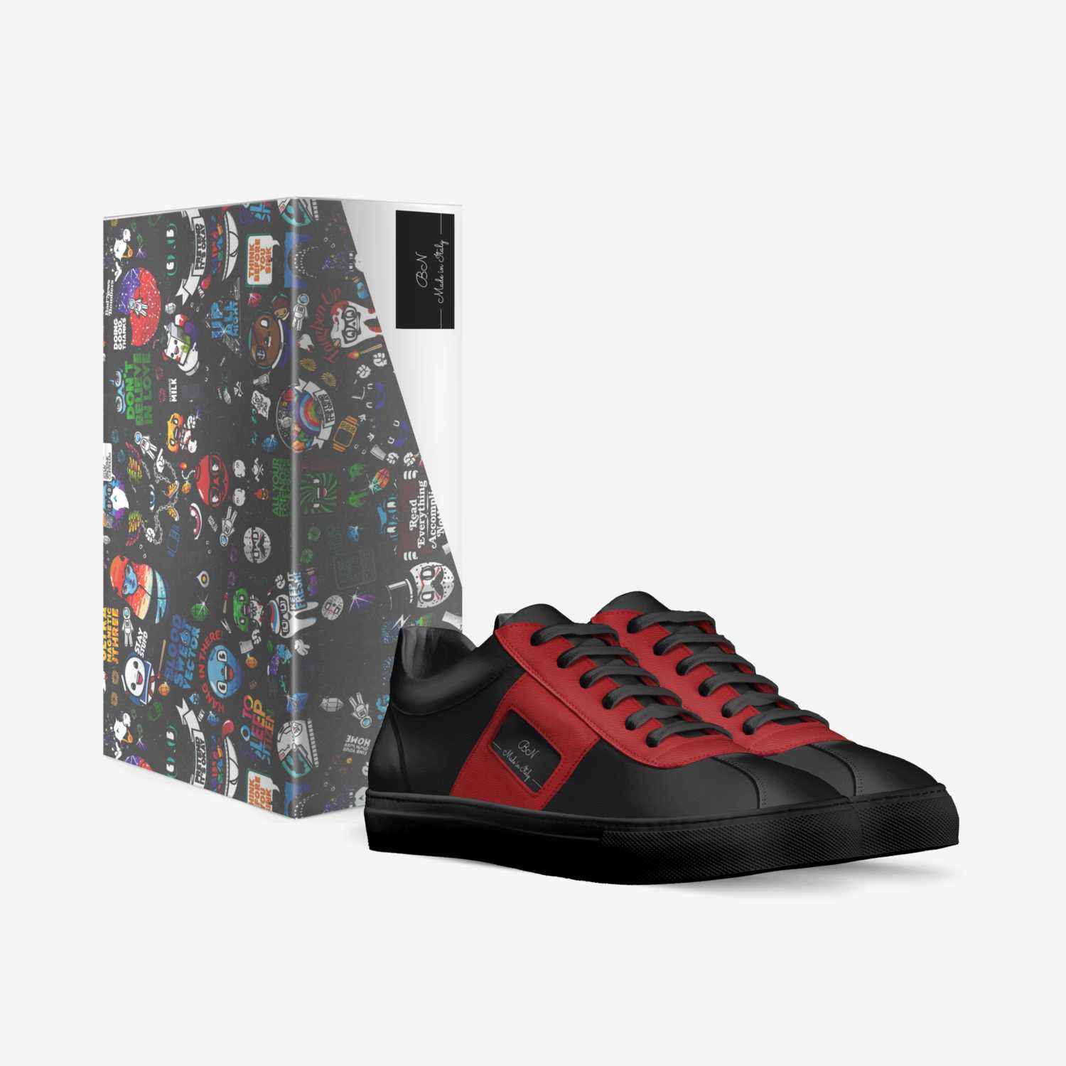 Bambino Nero  custom made in Italy shoes by James Michael | Box view