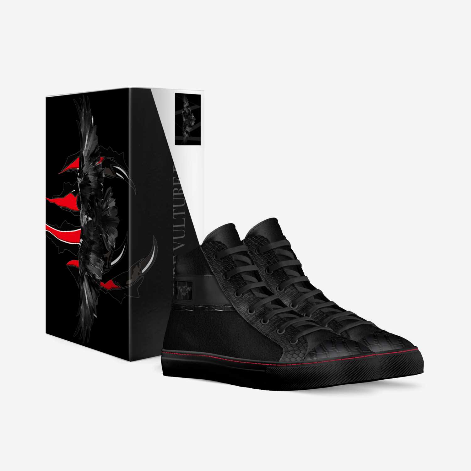 KV RAVEN MID custom made in Italy shoes by Black Art | Box view