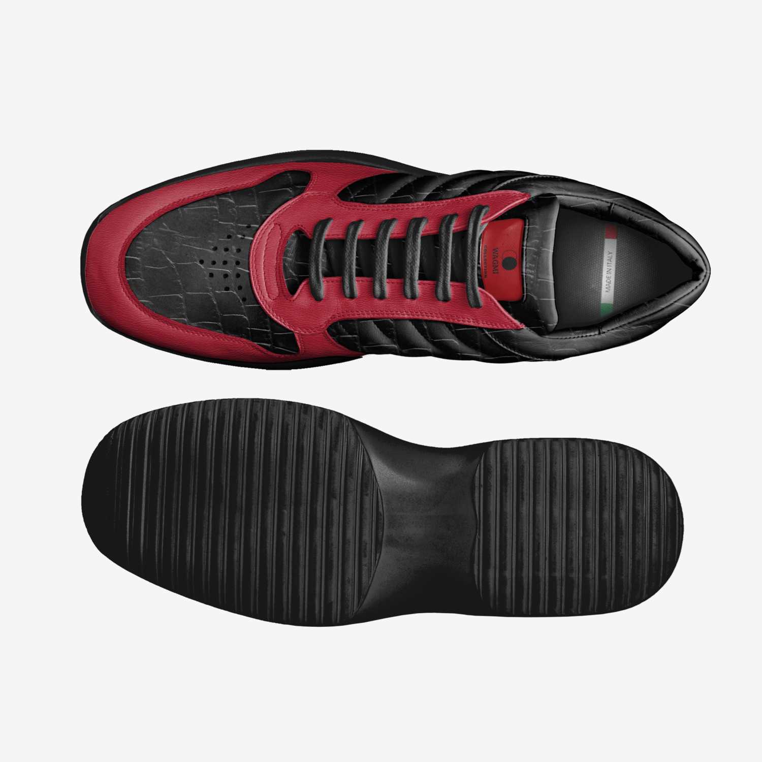 WAGMI custom made in Italy shoes by Franswa Andre | Top view