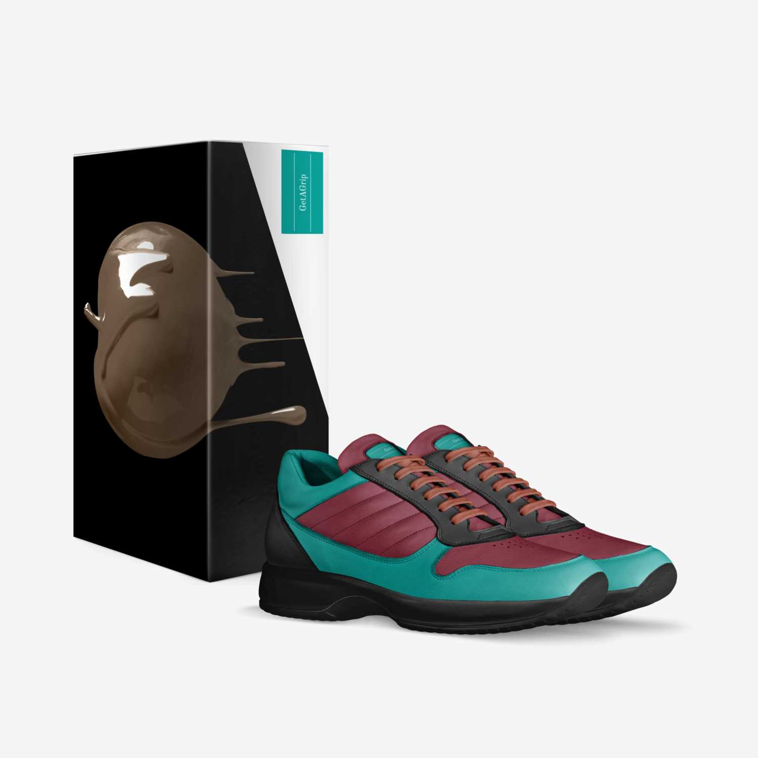 GetAGrip custom made in Italy shoes by Roscoe Harris | Box view