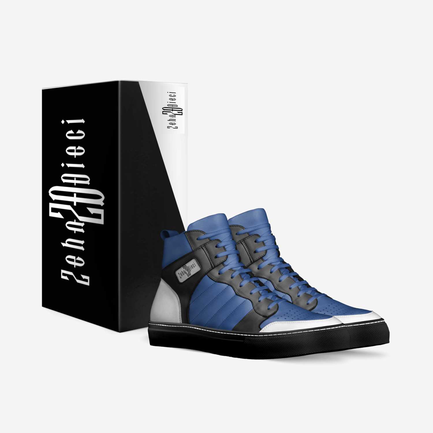 Dix 1 "Blau" custom made in Italy shoes by Zehn Dieci | Box view